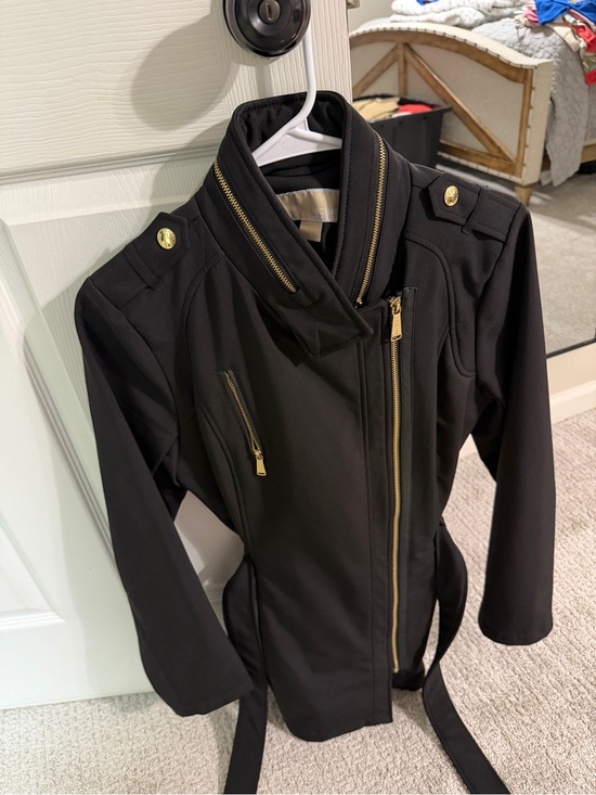 Michael Kors Jackets & Blazers - Michael Kors Black Jacket with Gold Hardware